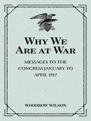 cover image of Why We Are at War